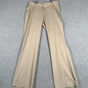Banana Republic Pants Womens 4 Beige Martin Low Waist Made In Italy Cotton